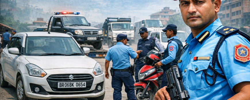 भन्सार सुविधा बिना गुड्ने सवारीमाथि प्रहार: झापामा नियन्त्रण अभियान